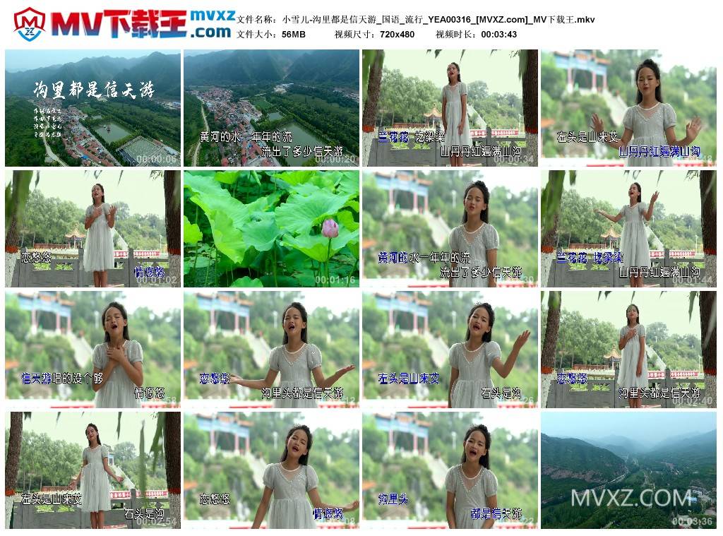 小雪儿-沟里都是信天游_国语_流行_YEA00316